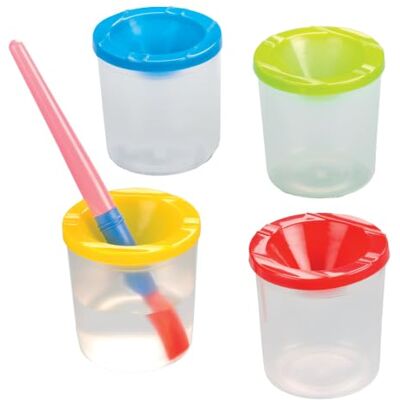 Baker Ross Waterpotten voor schilderen (verpakking van 12) schilderaccessoires voor kinderen Baker Ross Waterpotten voor schilderen (verpakking van 12) schilderaccessoires voor kinderen