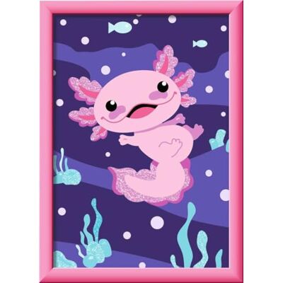 Ravensburger Axolotl: met glitter om te versieren! Ravensburger Axolotl: met glitter om te versieren!