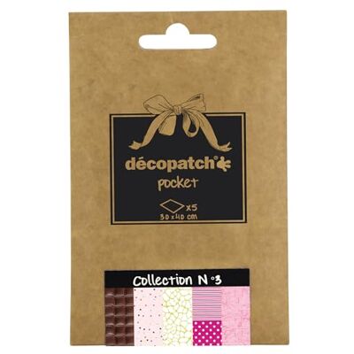 décopatch DP003O een zakje met 5 vellen decopatch-papier, bedrukt papier, 30 x 40 cm, motieven met roze tinten. décopatch DP003O een zakje met 5 vellen decopatch-papier, bedrukt papier, 30 x 40 cm, motieven met roze tinten.