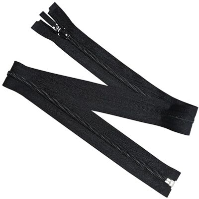 AERZETIX Set van 6 spiraalritssluitingen nr. 5 65 cm deelbaar zwart met decoratieve trekker voor jasaccessoires en kledingnaaien AERZETIX Set van 6 spiraalritssluitingen nr. 5 65 cm deelbaar zwart met decoratieve trekker voor jasaccessoires en kledingnaaien
