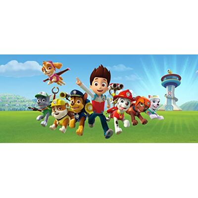 AG Design FTDN H 5391 fotovliesbehang voor kinderkamer, Paw Patrol, haast, 202 x 90 cm, meerkleurig AG Design FTDN H 5391 fotovliesbehang voor kinderkamer, Paw Patrol, haast, 202 x 90 cm, meerkleurig