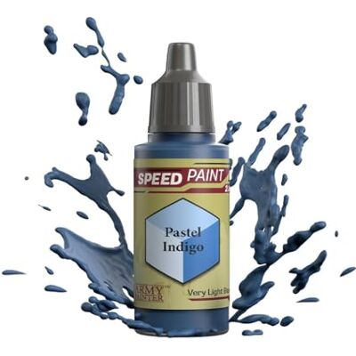 The Army Painter Speedpaint Indigo Pastel 2.0 eenlaagse acrylverf 18 ml verfoplossing voor fantastische tafelfiguren zoals Warhammer 40k en Dungeons and Dragons The Army Painter Speedpaint Indigo Pastel 2.0 eenlaagse acrylverf 18 ml verfoplossing voor fantastische tafelfiguren zoals Warhammer 40k en Dungeons and Dragons