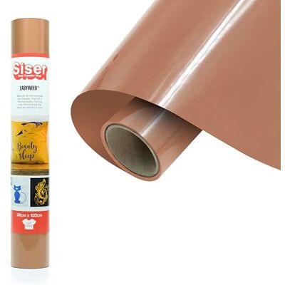 SISER ® EasyWeed® Cappuccino, 30 cm x 1 m thermotransfer-vinyl voor het personaliseren van stoffen SISER ® EasyWeed® Cappuccino, 30 cm x 1 m thermotransfer-vinyl voor het personaliseren van stoffen