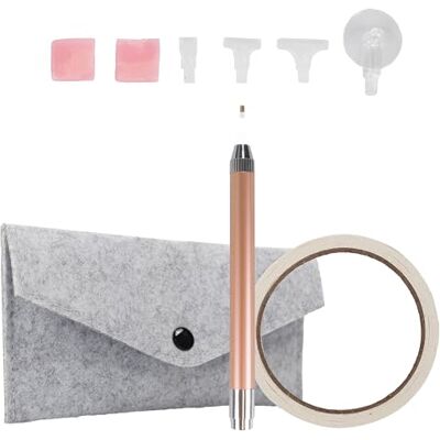 Crafts&Co ® Diamantschilderpen, 5 opzetstukken voor diamantschilderpen, Diamond Painting accessoireset, doe-het-zelf knutselset, cadeau voor volwassenen en kinderen Crafts&Co ® Diamantschilderpen, 5 opzetstukken voor diamantschilderpen, Diamond Painting accessoireset, doe-het-zelf knutselset, cadeau voor volwassenen en kinderen