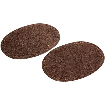 Prym 929384 set van 2 opstrijkbare patches imitatie suède middenbruin 14 x 10 cm Prym 929384 set van 2 opstrijkbare patches imitatie suède middenbruin 14 x 10 cm