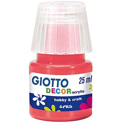 Giotto Guache 8000825538186 Guache acrylvloeistof, 25 ml, Vermelhao/Es, 6 stuks Giotto Guache 8000825538186 Guache acrylvloeistof, 25 ml, Vermelhao/Es, 6 stuks