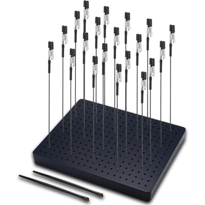 Ruimooto Modelbouw accessoires, 20 krokodillenklemmen, 2 borstels en 1 basis. Robuuste en stabiele derde hand. Ideaal voor modelbouw accessoires, airbrush-accessoires, houders Ruimooto Modelbouw accessoires, 20 krokodillenklemmen, 2 borstels en 1 basis. Robuuste en stabiele derde hand. Ideaal voor modelbouw accessoires, airbrush-accessoires, houders