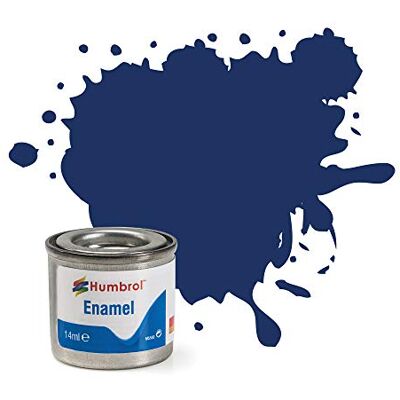 Humbrol Hornby Hobbies 14 ml nr. 1 Tinlet Enamel Paint 15 (Midnight Blue Gloss) Humbrol Hornby Hobbies 14 ml nr. 1 Tinlet Enamel Paint 15 (Midnight Blue Gloss)