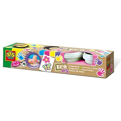 Creative Eco 24927 vingerverf Girly 4 kleuren Creative Eco 24927 vingerverf Girly 4 kleuren