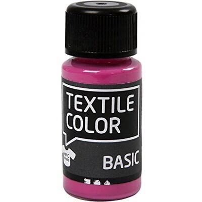 Creativ Company Textil Color, roze, 50 ml Creativ Company Textil Color, roze, 50 ml