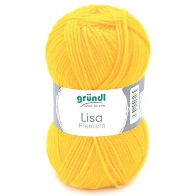 Gründl 760-10 draad, acryl, maar geel, 3,5 4,5 mm Gründl 760-10 draad, acryl, maar geel, 3,5 4,5 mm