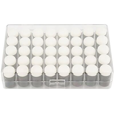 Walfront 40 stuks vingersieradenset met bewaaretui voor het maken van kaarten, schilderen, tekenen, krijtkleuren Walfront 40 stuks vingersieradenset met bewaaretui voor het maken van kaarten, schilderen, tekenen, krijtkleuren