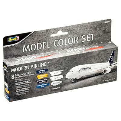 Revell 36203 Model Color Modern Airliner 8 x 17 ml acrylverf Revell 36203 Model Color Modern Airliner 8 x 17 ml acrylverf