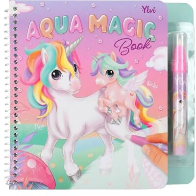 Depesche 12802 Ylvi Aqua Magic kleurboek met verborgen prinsessen, creatief boek met 5 herpositioneerbare pagina's en waterpen Depesche 12802 Ylvi Aqua Magic kleurboek met verborgen prinsessen, creatief boek met 5 herpositioneerbare pagina's en waterpen