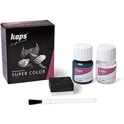 Kaps Super Color Kleuring voor natuurlijk leer, kunstleer en textiel, 25 ml, meerdere kleuren, 158 Air Blue 25ml - 0.85 fl. Oz. Kaps Super Color Kleuring voor natuurlijk leer, kunstleer en textiel, 25 ml, meerdere kleuren, 158 Air Blue 25ml - 0.85 fl. Oz.