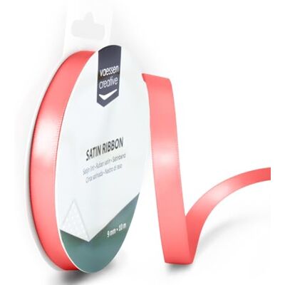 Creative Satijnen lint watermeloen 9 mm x 10 m decoratief lint cadeaulint stoffen lint voor bruiloft, doop en verjaardagscadeau, 9 mm 301002-2008 Creative Satijnen lint watermeloen 9 mm x 10 m decoratief lint cadeaulint stoffen lint voor bruiloft, doop en verjaardagscadeau, 9 mm 301002-2008