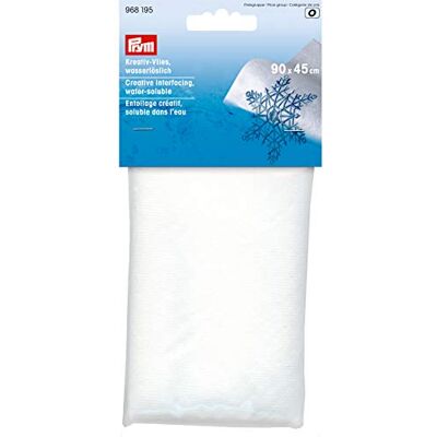 Prym Crativ tussenvoering, 90 x 45 cm, wit Prym Crativ tussenvoering, 90 x 45 cm, wit