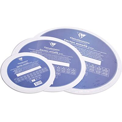 Clairefontaine 34174C Een karton om te schilderen met witte coating 40 cm (rond formaat), dikte 3 mm, wit canvas Clairefontaine 34174C Een karton om te schilderen met witte coating 40 cm (rond formaat), dikte 3 mm, wit canvas