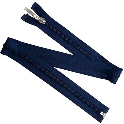 AERZETIX Set van 6 spiraalritssluitingen nr. 5 65 cm deelbaar met decoratieve trekker voor naaien, doe-het-zelf, kleding, tassen, hoezen metaal nylon polyester kleur donkerblauw AERZETIX Set van 6 spiraalritssluitingen nr. 5 65 cm deelbaar met decoratieve trekker voor naaien, doe-het-zelf, kleding, tassen, hoezen metaal nylon polyester kleur donkerblauw