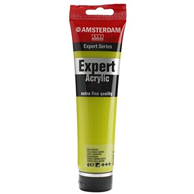 Amsterdam Acrylic Amsterdam Expert acrylverf, 150 ml, serie 3, Jauneish, groen Amsterdam Acrylic Amsterdam Expert acrylverf, 150 ml, serie 3, Jauneish, groen