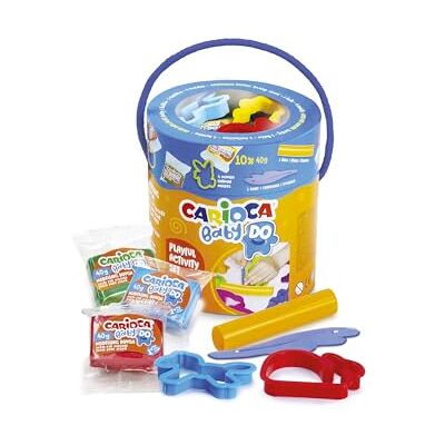 CARIOCA Creatieve babyset bestaande uit 8 Baby Do 40 g boetseerklei + 6 modelleergereedschap bevat tarwe 14 stuks CARIOCA Creatieve babyset bestaande uit 8 Baby Do 40 g boetseerklei + 6 modelleergereedschap bevat tarwe 14 stuks