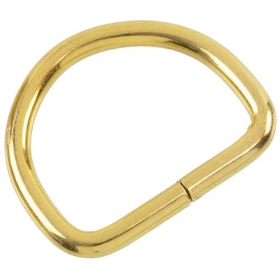 AERZETIX Set van 12 ringen in de vorm "D" halve maan lussen 30 x 4 mm accessoire voor handtasriemen knutselproject zakje decoratie van metaal in de kleur goud AERZETIX Set van 12 ringen in de vorm "D" halve maan lussen 30 x 4 mm accessoire voor handtasriemen knutselproject zakje decoratie van metaal in de kleur goud