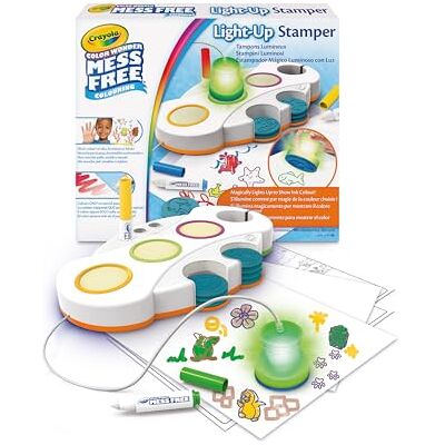 CRAYOLA Color Wonder lichtgevende sjablonen, vuilafstotend, creatieve activiteit en cadeau voor kinderen vanaf 3 jaar, 75-0275 CRAYOLA Color Wonder lichtgevende sjablonen, vuilafstotend, creatieve activiteit en cadeau voor kinderen vanaf 3 jaar, 75-0275