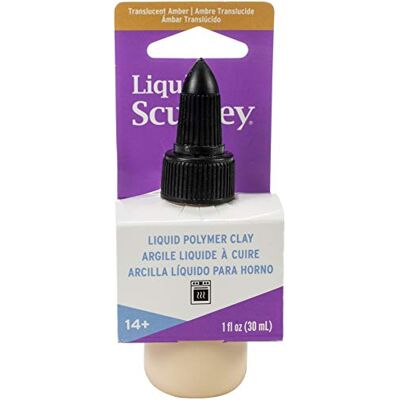 Sculpey vloeibaar, lichtdoorlatende barnsteen, Eén maat Sculpey vloeibaar, lichtdoorlatende barnsteen, Eén maat