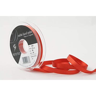 Berisfords Dubbelzijdig satijnen lint van polyester, roestvrij, 10 mm Berisfords Dubbelzijdig satijnen lint van polyester, roestvrij, 10 mm