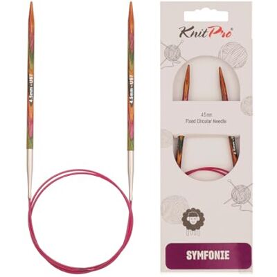 KnitPro Symfonie Vaste ronde naalden, meerkleurig, 40 cm x 4,5 mm KnitPro Symfonie Vaste ronde naalden, meerkleurig, 40 cm x 4,5 mm