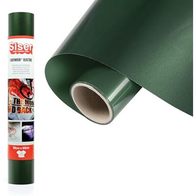 SISER Electric Olive, 30 cm x 1 m, iriserend thermotransfer-vinyl om op te strijken, voor het personaliseren van stoffen, kleding en accessoires, knutselen, gemakkelijk te snijden SISER Electric Olive, 30 cm x 1 m, iriserend thermotransfer-vinyl om op te strijken, voor het personaliseren van stoffen, kleding en accessoires, knutselen, gemakkelijk te snijden