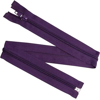 AERZETIX Set van 8 spiraalritssluitingen nr. 5 50 cm deelbaar met schuiver van nylon polyester metaal aubergine kleur naaien creaties DIY textiel AERZETIX Set van 8 spiraalritssluitingen nr. 5 50 cm deelbaar met schuiver van nylon polyester metaal aubergine kleur naaien creaties DIY textiel