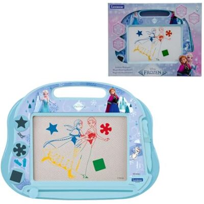 Lexibook , Disney Frozen CRFZ550LXB magnetisch tekenbord, creatief A5 tablet met pen, stempels en schuifregelaar, activiteitenspeelgoed voor kinderen vanaf 3 jaar, blauw Lexibook , Disney Frozen CRFZ550LXB magnetisch tekenbord, creatief A5 tablet met pen, stempels en schuifregelaar, activiteitenspeelgoed voor kinderen vanaf 3 jaar, blauw
