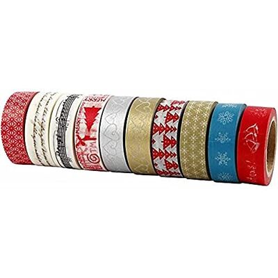 Creativ plakband kerstmotief 15 mm x 10 m Creativ plakband kerstmotief 15 mm x 10 m