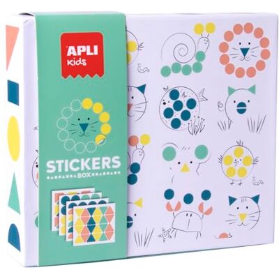Apli kids Dierenstickers, geometrisch, 18361, meerkleurig, 19 x 16,5 cm Apli kids Dierenstickers, geometrisch, 18361, meerkleurig, 19 x 16,5 cm