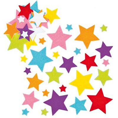 Baker Ross Ster vilt stickers, 144-delige set Baker Ross Ster vilt stickers, 144-delige set