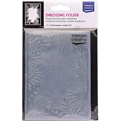 Creative Reliëfmap, jungle-rand, 14,6 x 10,7 cm, om textuur en grootte toe te voegen aan je knutselprojecten, scrapbooking, fotoalbums, enveloppen zoals Creative Reliëfmap, jungle-rand, 14,6 x 10,7 cm, om textuur en grootte toe te voegen aan je knutselprojecten, scrapbooking, fotoalbums, enveloppen zoals