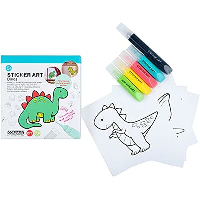 Comansi Commansi STICKER ART BASIC DINO: Maak je eigen 3D-stickers (1) Comansi Commansi STICKER ART BASIC DINO: Maak je eigen 3D-stickers (1)