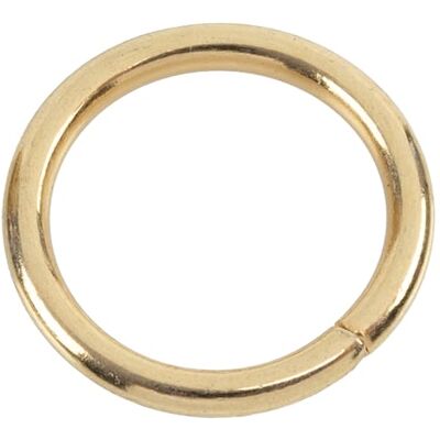AERZETIX Set van 12 ronde decoratieve ringen Ø 20 x 3 mm van metaal in goudkleur fourniturenaccessoires voor naaien, knutselen, tassen, kleding, riemen en decoratie AERZETIX Set van 12 ronde decoratieve ringen Ø 20 x 3 mm van metaal in goudkleur fourniturenaccessoires voor naaien, knutselen, tassen, kleding, riemen en decoratie