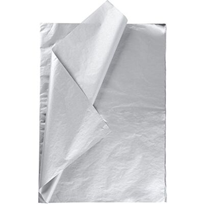 Creativ Stofpapier, vel, 50 x 70 cm, 14 g, zilverkleurig, 25 vellen Creativ Stofpapier, vel, 50 x 70 cm, 14 g, zilverkleurig, 25 vellen