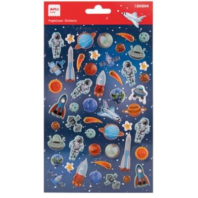 Apli kids MAXI Spacecraft 20204 Permanente zelfklevende stickers voor scrapbooking, decoratie, knutselen Apli kids MAXI Spacecraft 20204 Permanente zelfklevende stickers voor scrapbooking, decoratie, knutselen