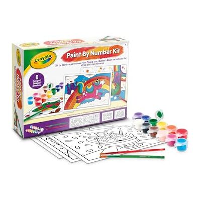 CRAYOLA Schilderen op nummer, creatieve activiteit voor kinderen met Tempera, voor kinderen vanaf 5 jaar, 04-2949 CRAYOLA Schilderen op nummer, creatieve activiteit voor kinderen met Tempera, voor kinderen vanaf 5 jaar, 04-2949
