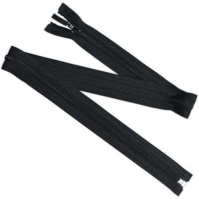 AERZETIX Set van 6 spiraalritssluitingen nr. 5 70 cm deelbaar zwart met decoratieve trekker voor jasaccessoires en kledingnaaien AERZETIX Set van 6 spiraalritssluitingen nr. 5 70 cm deelbaar zwart met decoratieve trekker voor jasaccessoires en kledingnaaien