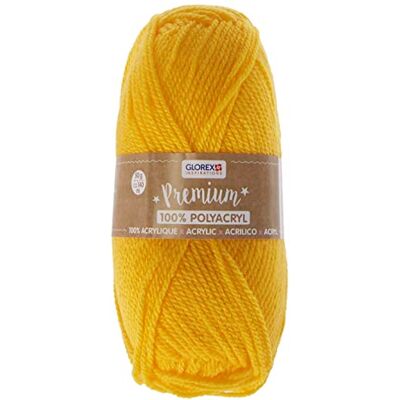 GLOREX 5 1001 00 Premium wol, 100% acryl, eenvoudig te gebruiken, veelzijdig inzetbaar, warm, zacht, krast niet, 50 g, ca. 140 m GLOREX 5 1001 00 Premium wol, 100% acryl, eenvoudig te gebruiken, veelzijdig inzetbaar, warm, zacht, krast niet, 50 g, ca. 140 m
