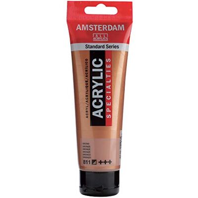 Amsterdam Standard Series acrylverf, tube 120 ml, brons 811 (17098112) Amsterdam Standard Series acrylverf, tube 120 ml, brons 811 (17098112)