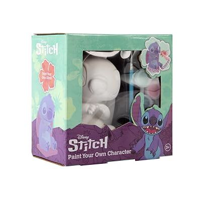Disney Lilo en Stitch schilderset, gipsfiguur om te schilderen voor kinderen, creatieve knutselset met verf en penselen, gestructureerd pasta-effect, doe-het-zelf cadeau-idee vanaf 3 jaar Disney Lilo en Stitch schilderset, gipsfiguur om te schilderen voor kinderen, creatieve knutselset met verf en penselen, gestructureerd pasta-effect, doe-het-zelf cadeau-idee vanaf 3 jaar