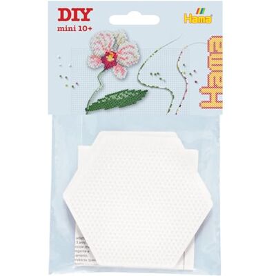 Hama 5204H – creatieve vrije tijd – zak met 2 zeshoekige platen voor parels, om te strijken mini Hama 5204H – creatieve vrije tijd – zak met 2 zeshoekige platen voor parels, om te strijken mini