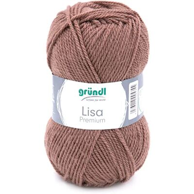 Gründl 760-22 draad, acryl, nougat, 3,5-4,5 mm Gründl 760-22 draad, acryl, nougat, 3,5-4,5 mm