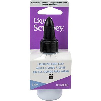 Sculpey Vloeistof, doorschijnend turquoise, 29 ml Sculpey Vloeistof, doorschijnend turquoise, 29 ml
