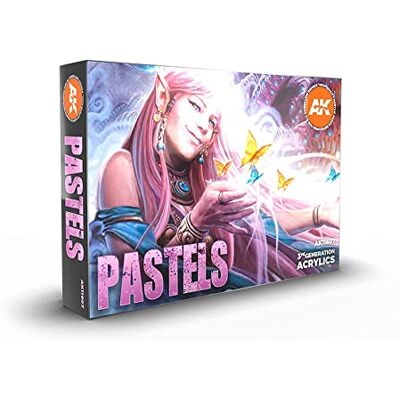 AK Interactive AK11607 Acrylverf, pastelkleuren, 3 g AK Interactive AK11607 Acrylverf, pastelkleuren, 3 g